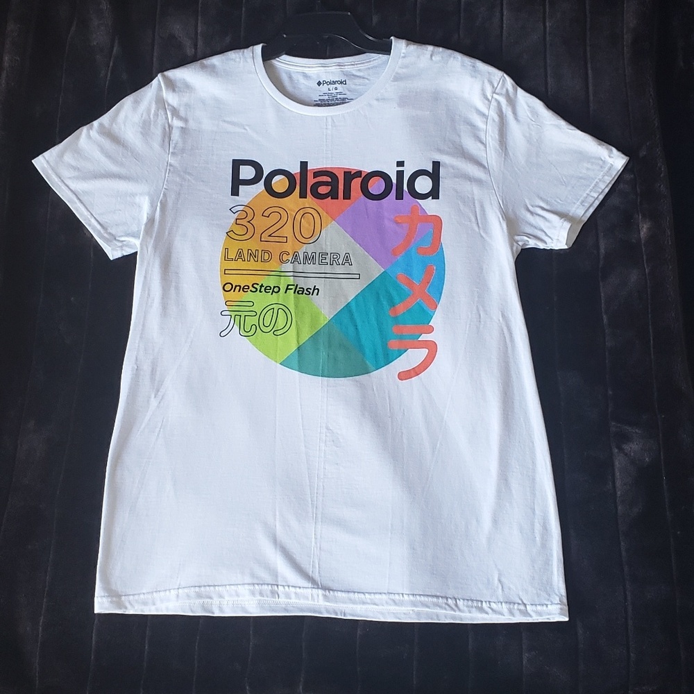 NWOT Polaroid Logo T-Shirt - Men's L